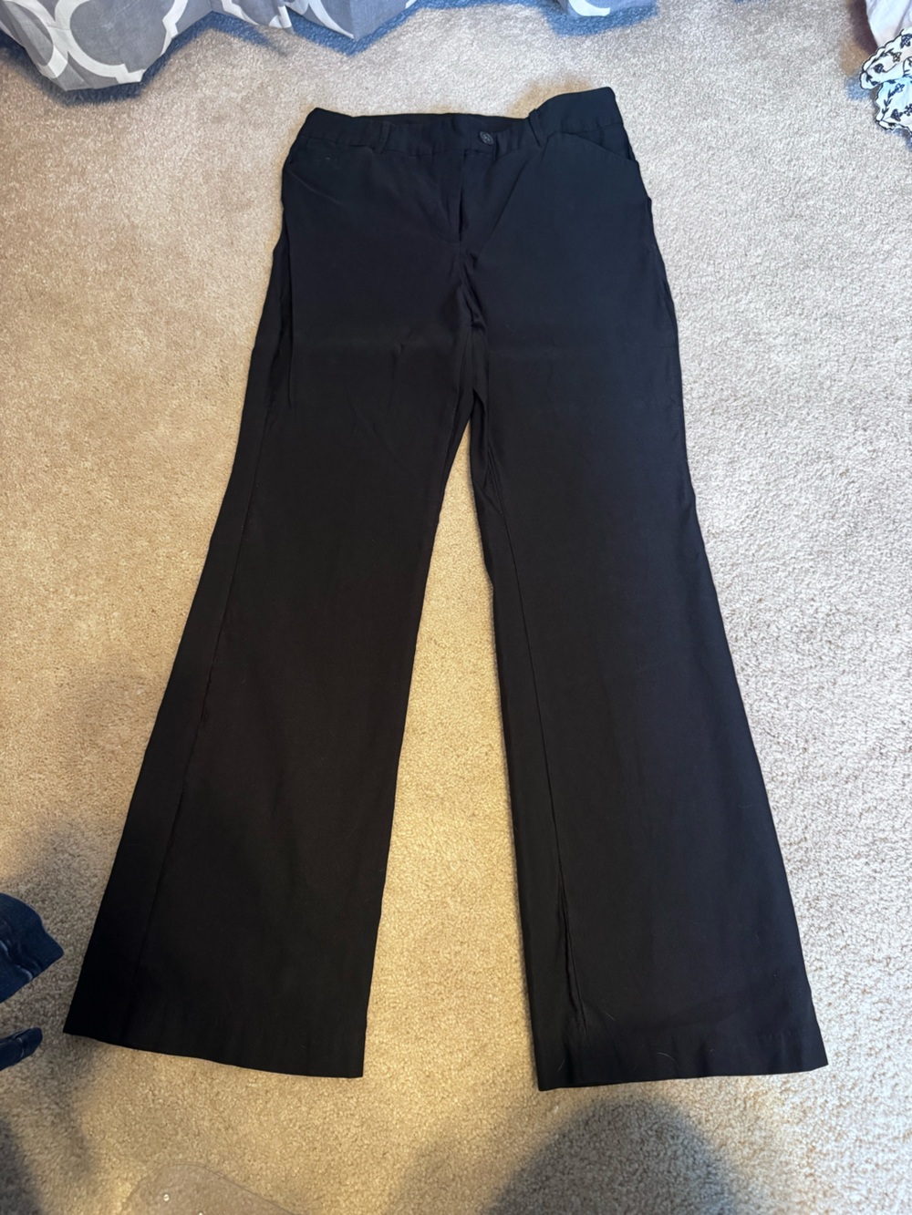 Lane Bryant Black Wide-Leg Trousers